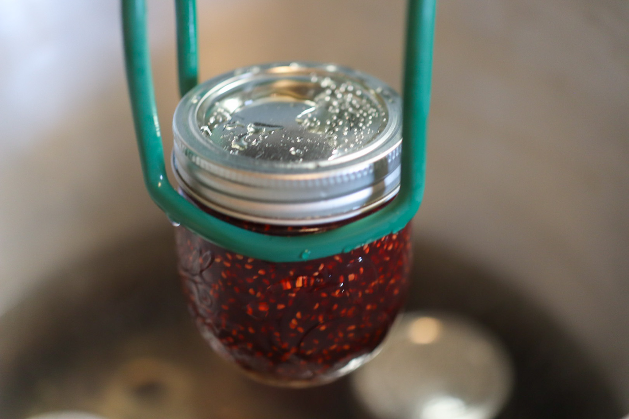 homemade raspberry jam