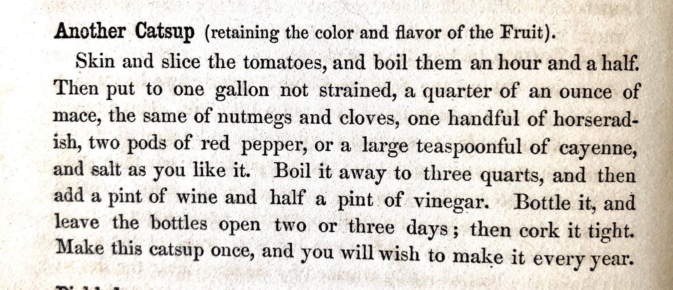 1859 Catsup recipe