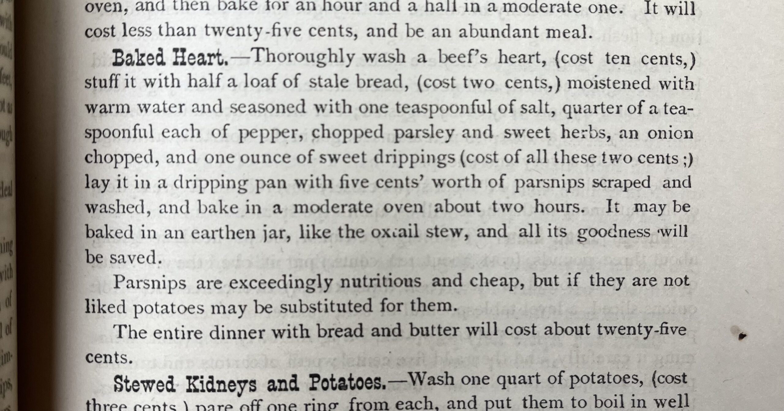 an old recipe for baked beef heart