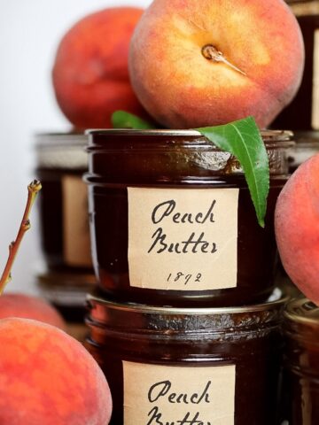 peach butter from an 1800s recipe