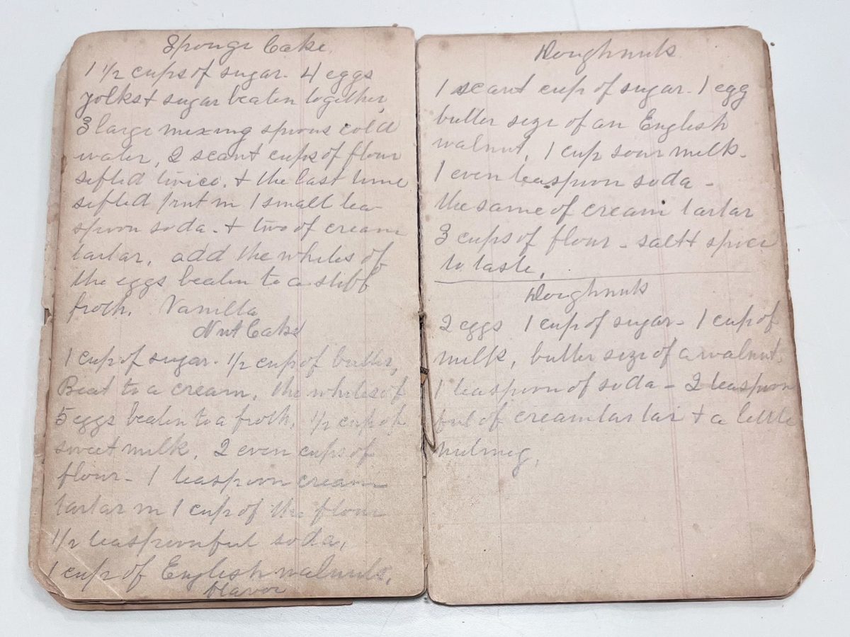 a manuscript cook book